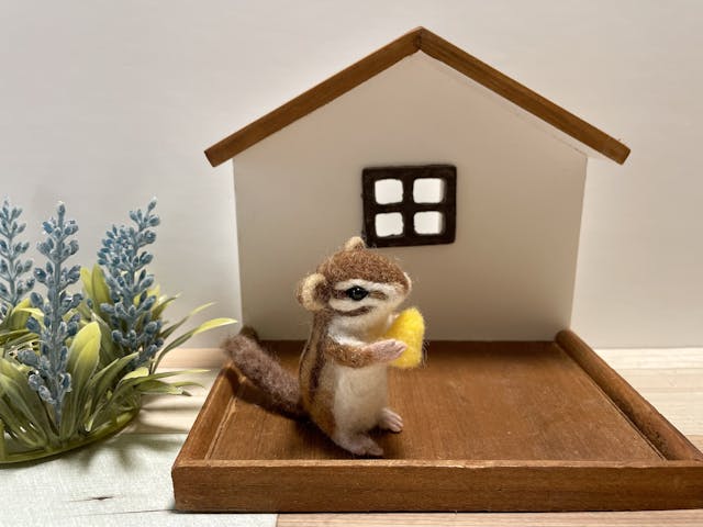 羊毛フェルトリスの作り方【ステップ①】