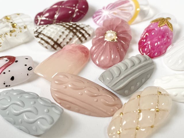 ジェルで作る立体ぷっくりアート