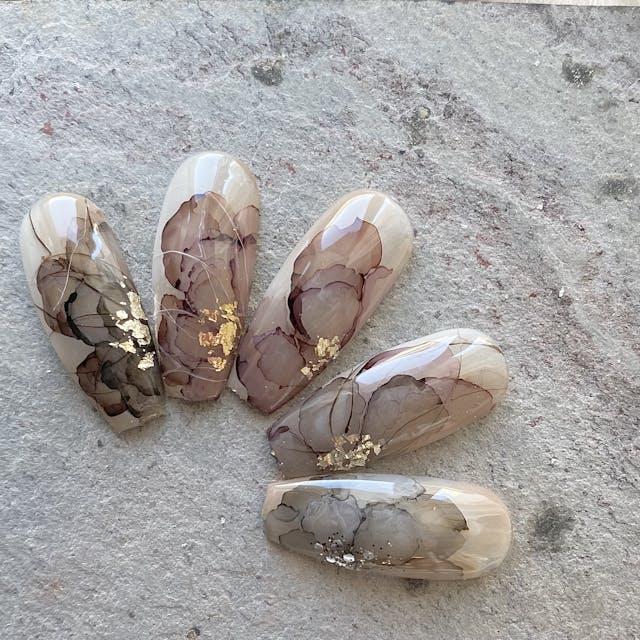 インクフラワーアート(ベーシック)のやり方