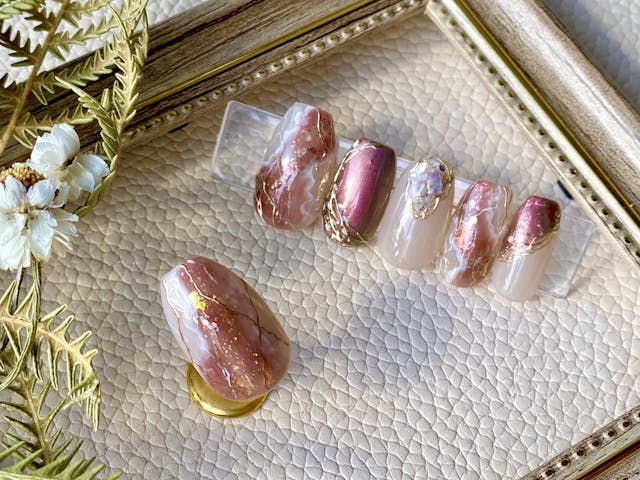 中からキラキラ✨基本の波アートのやり方