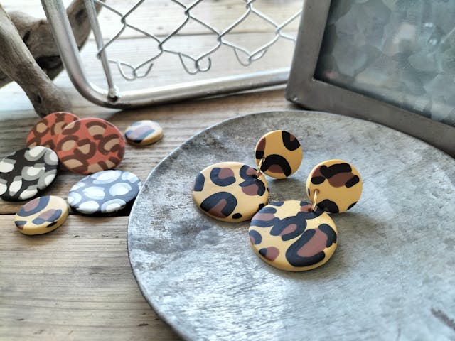 ポリマークレイで失敗しないレオパード柄の作り方