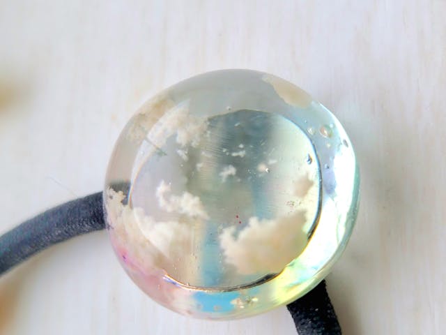 シャボンの空レジン