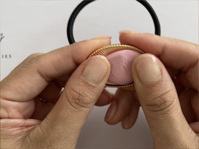 グルー系アクセサリーの基本〜淡水パールヘアゴム編