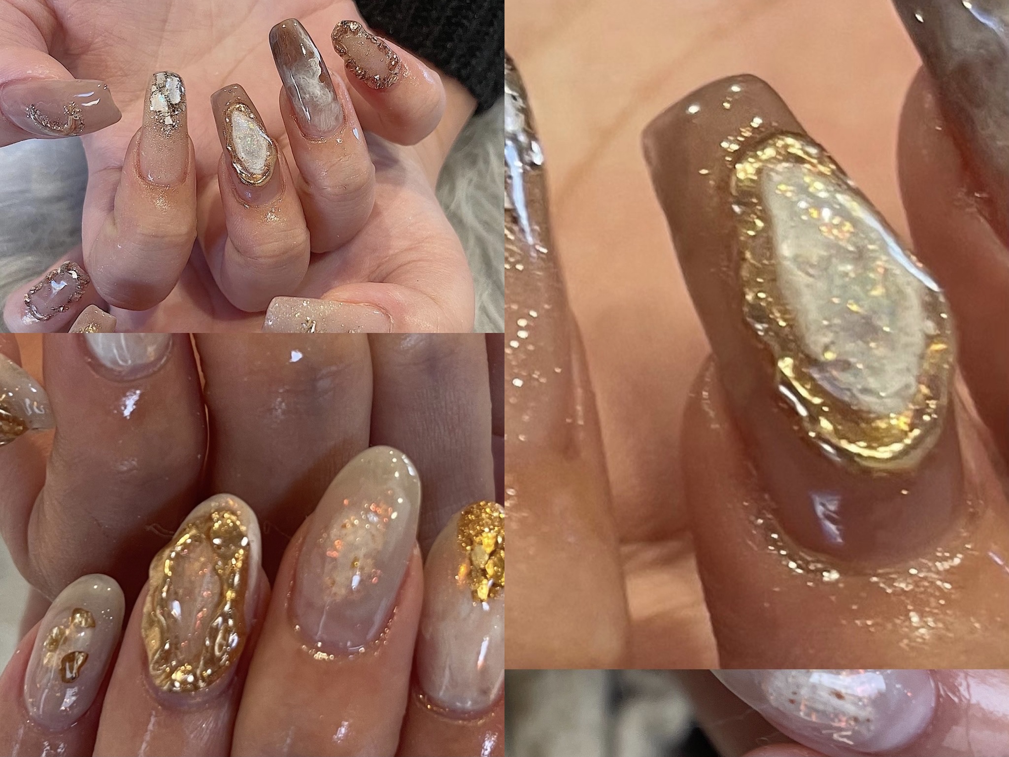 アレンジ無限大！簡単パーツ風アクセサリーネイル