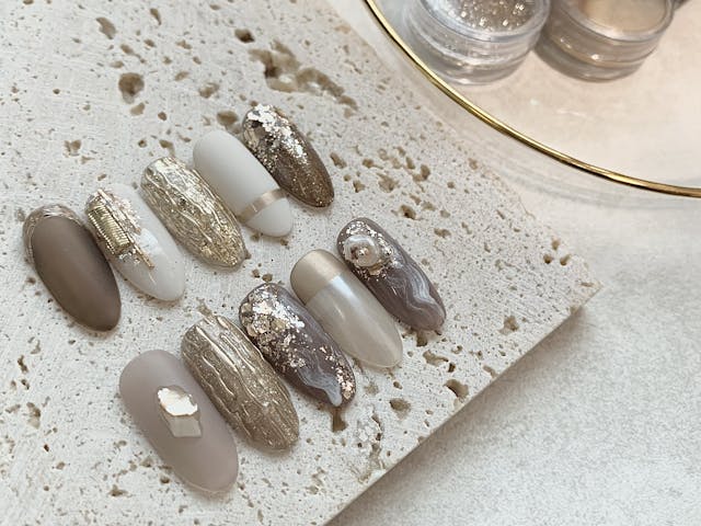 大人っぽストライプネイルのやり方 -2type-