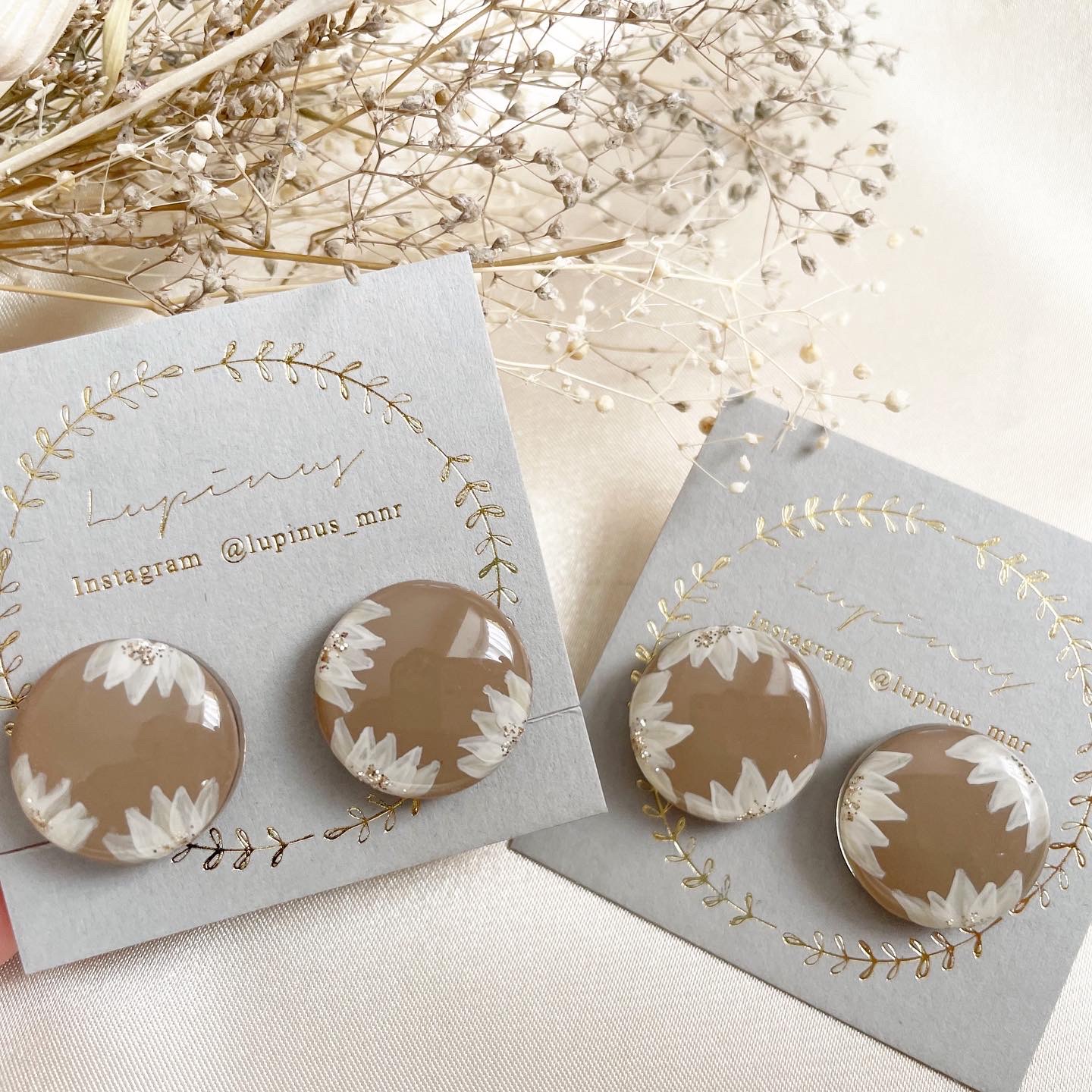 【レジン】簡単に立体感𓍯お花アートの作り方