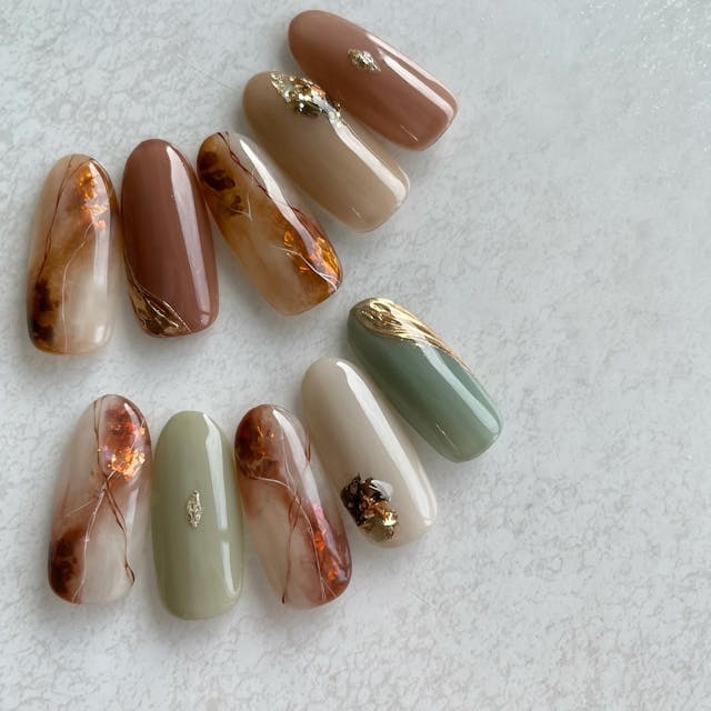 nuance奥行き大理石アート☆