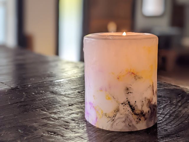 マーブルキャンドル