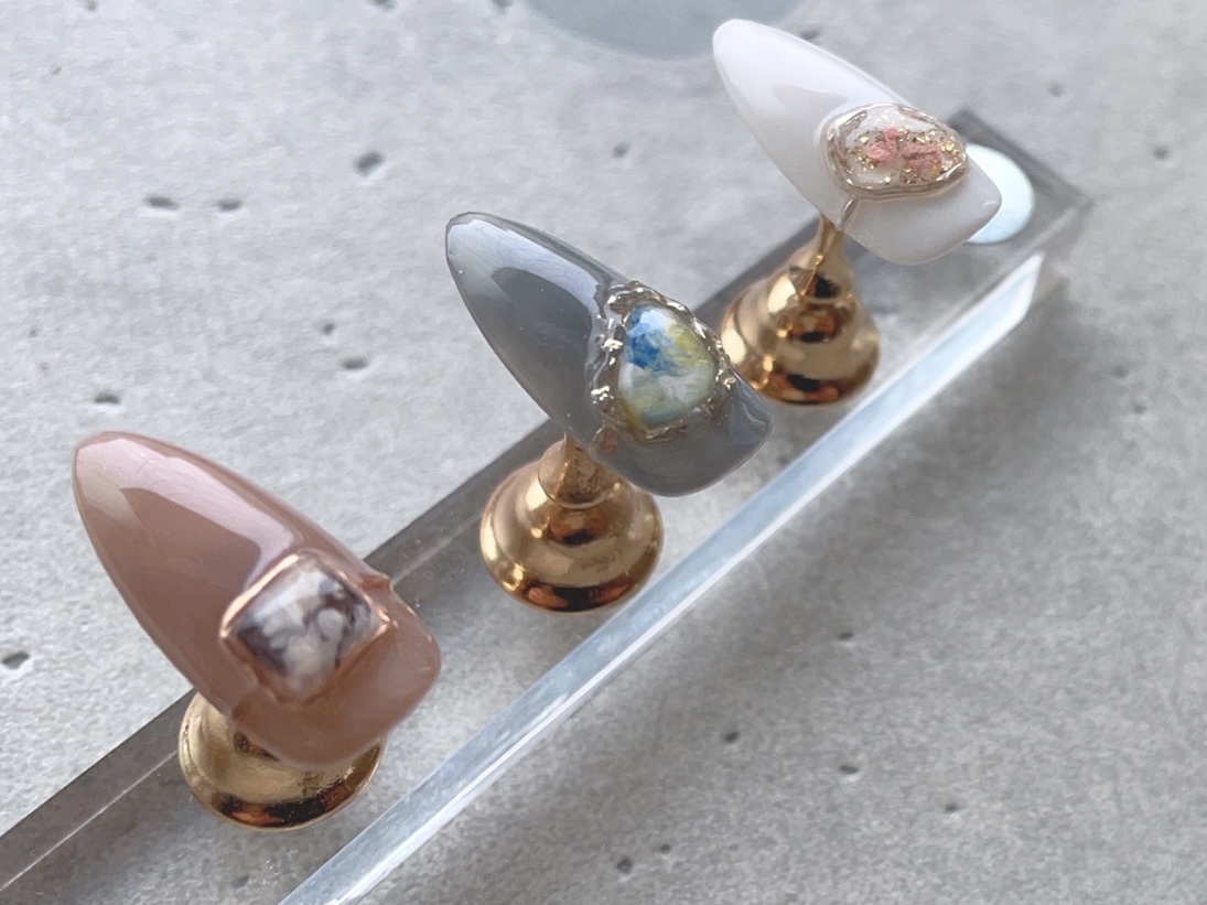 粘土ジェルを使ったぷっくりアートのやり方①