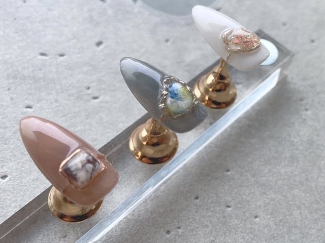 粘土ジェルを使ったぷっくりアートのやり方①