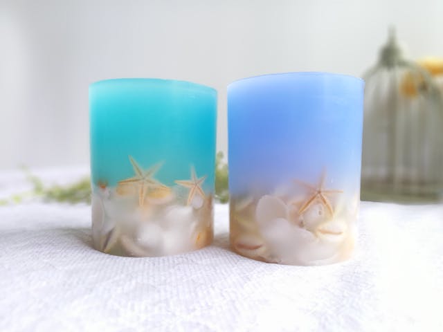 seaグラデーションキャンドルの作り方