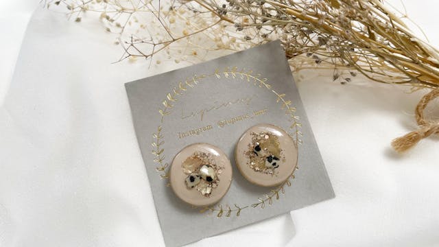 【レジン】シェルを使った簡単アート𓍯作り方