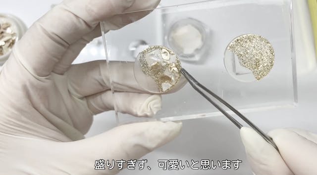 誰でも簡単に綺麗なアクセサリーを作れます♩