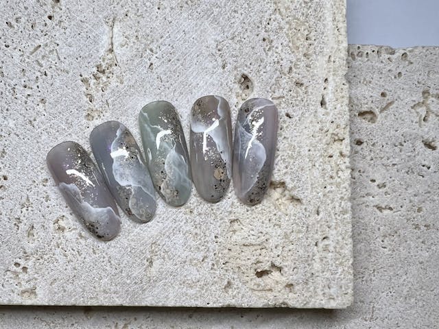 トレンド感もUP!!奥行き大理石Artのやり方𓍯