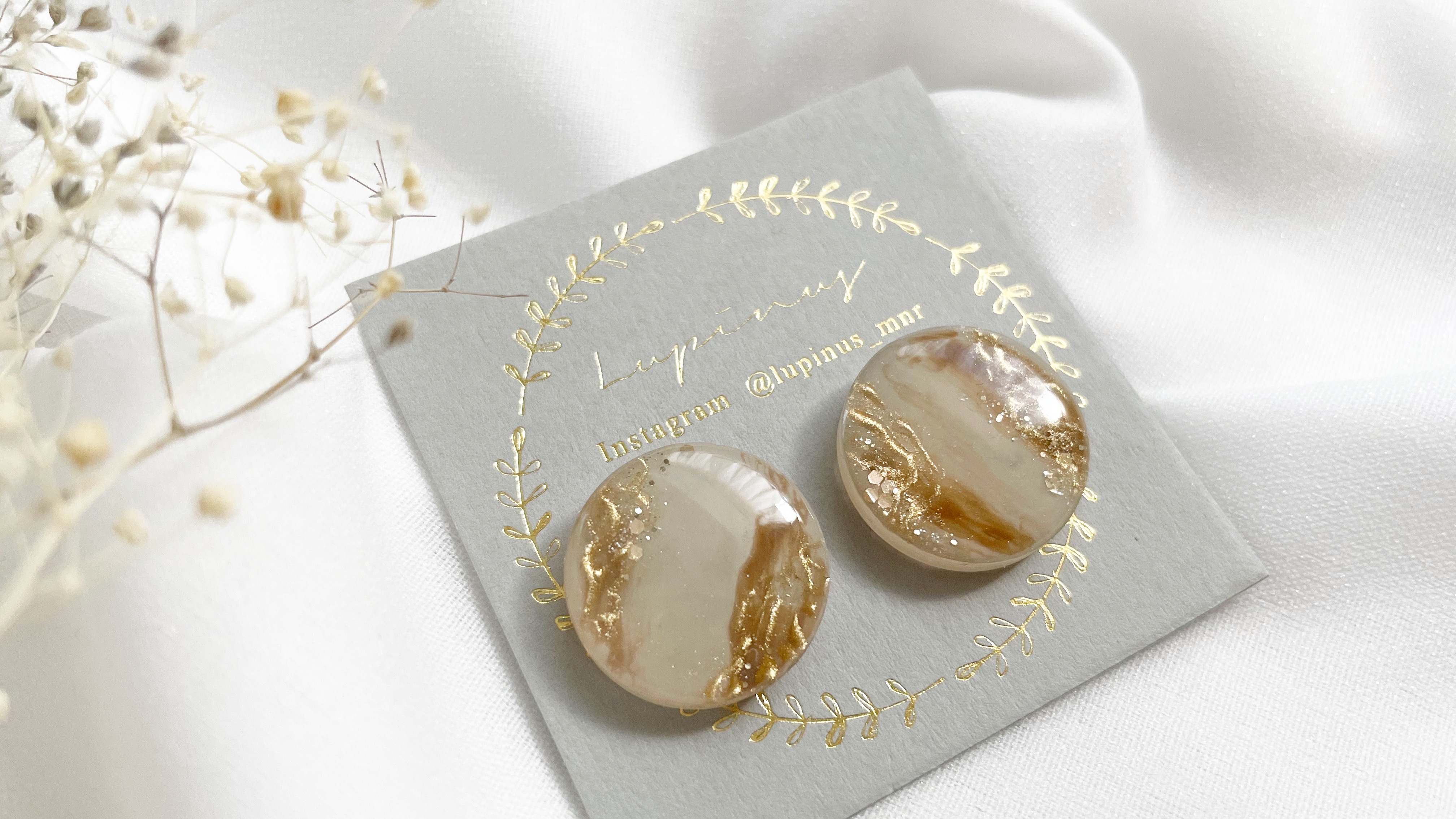 【レジン】パウダーが飛び散らない作り方