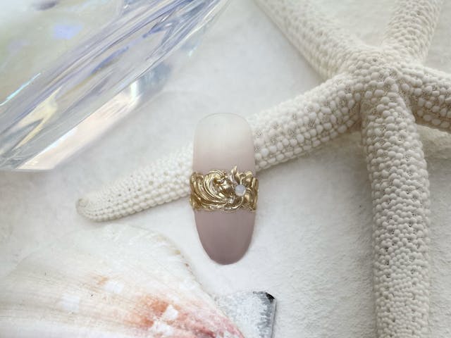 ハワイアンジュエリーネイルのやり方