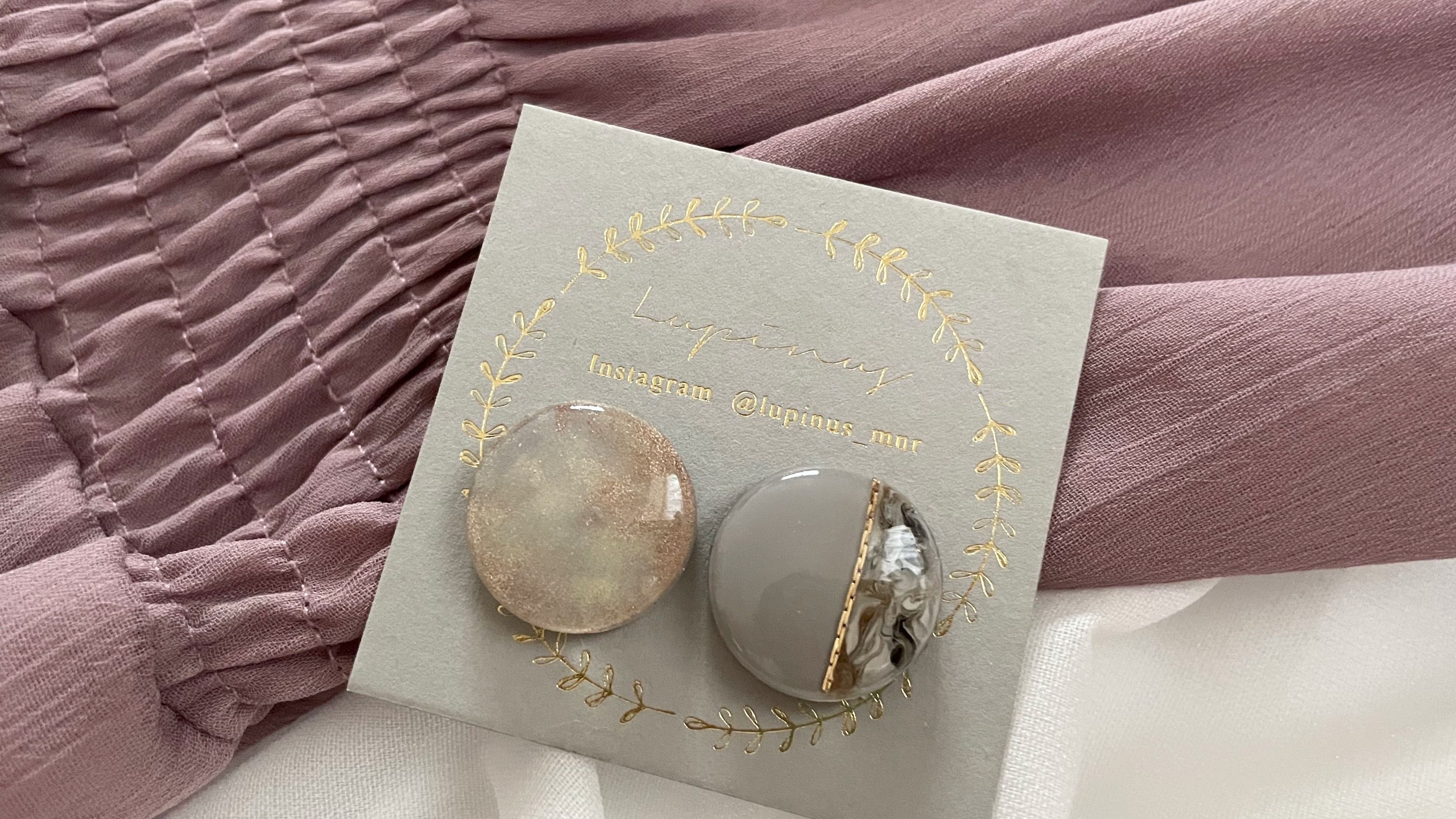 【レジン】ミラーパウダーのグラデーションの作り方