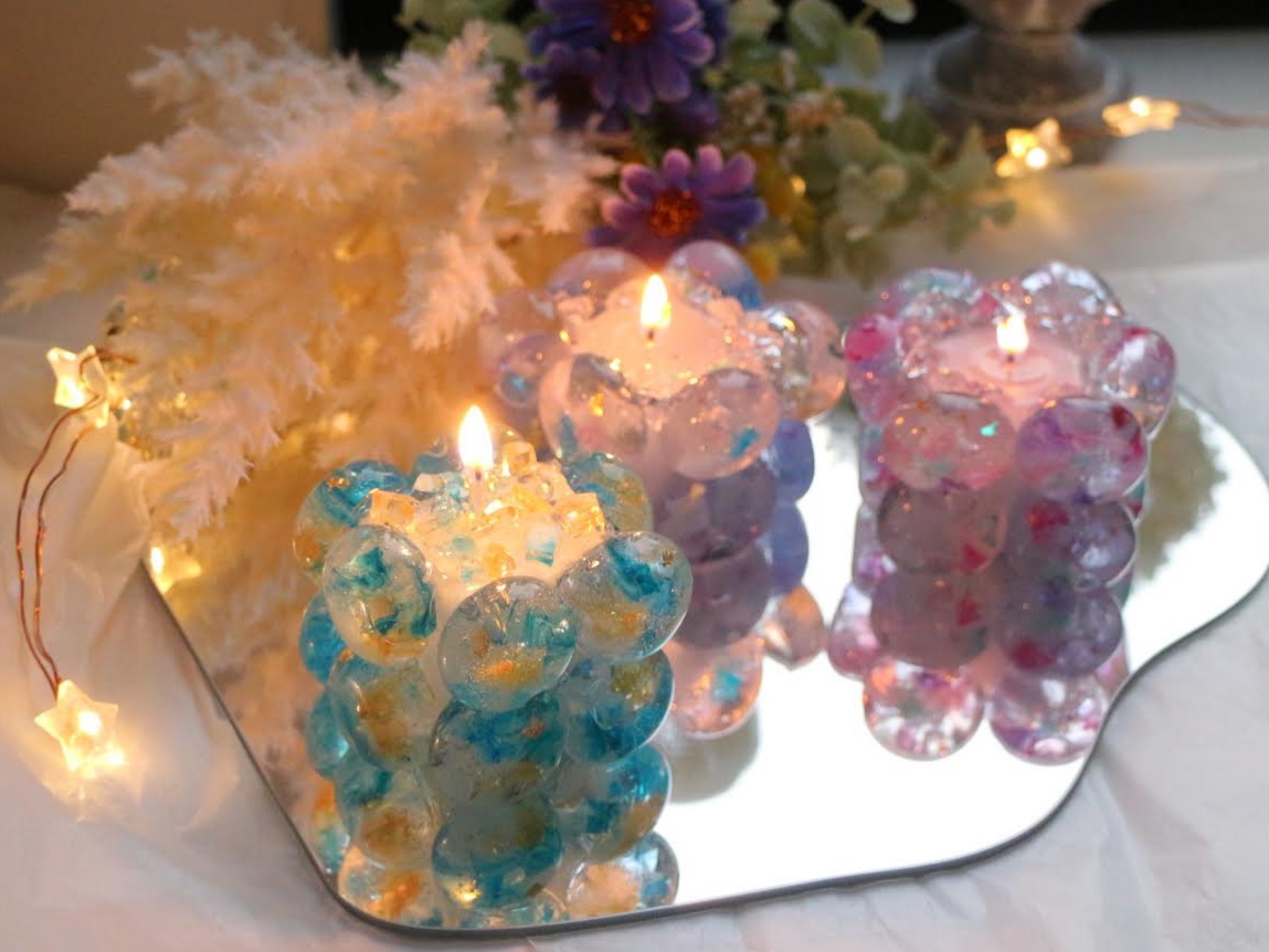 バブルジェルキャンドルの作り方