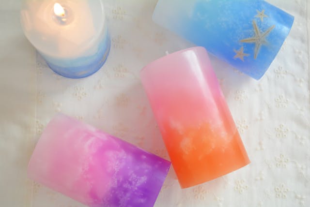 ホーロー鍋1つで出来るグラデーションキャンドルの作り方