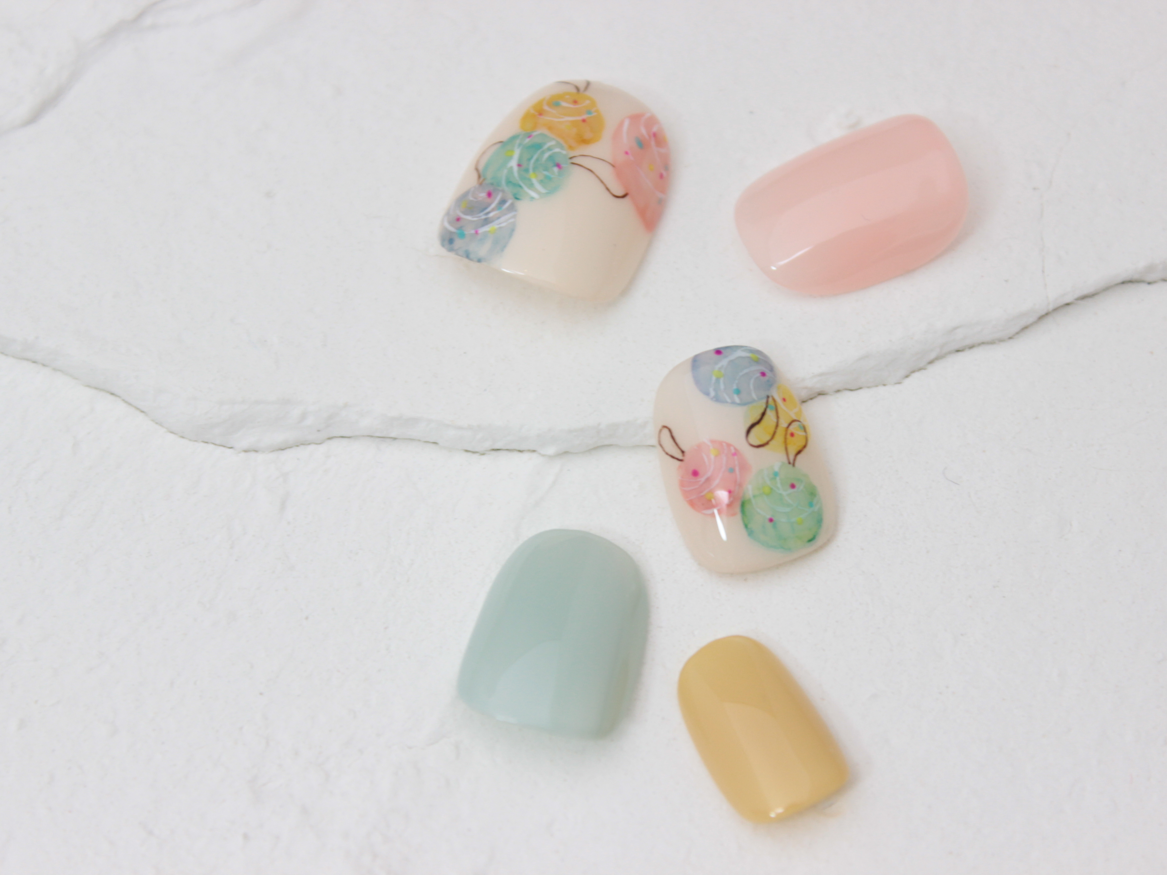 ほっこり絵葉書風♪水風船アートの作り方