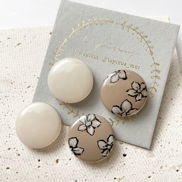 【レジン】手描きフラワーの上手な描き方