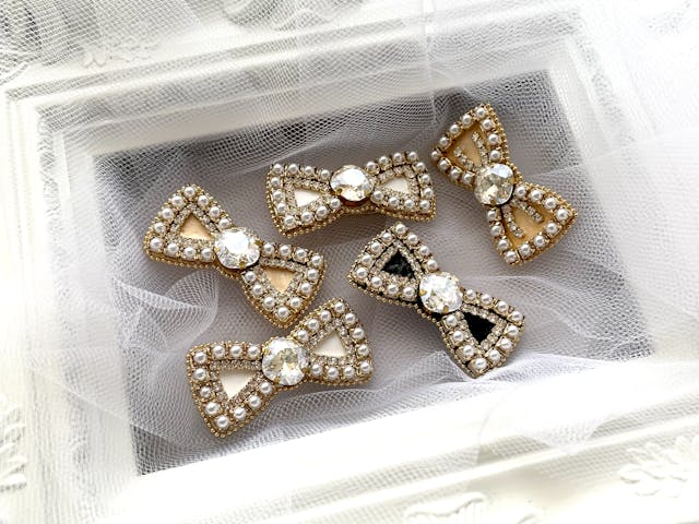 大人ゴージャスなパールリボン♪