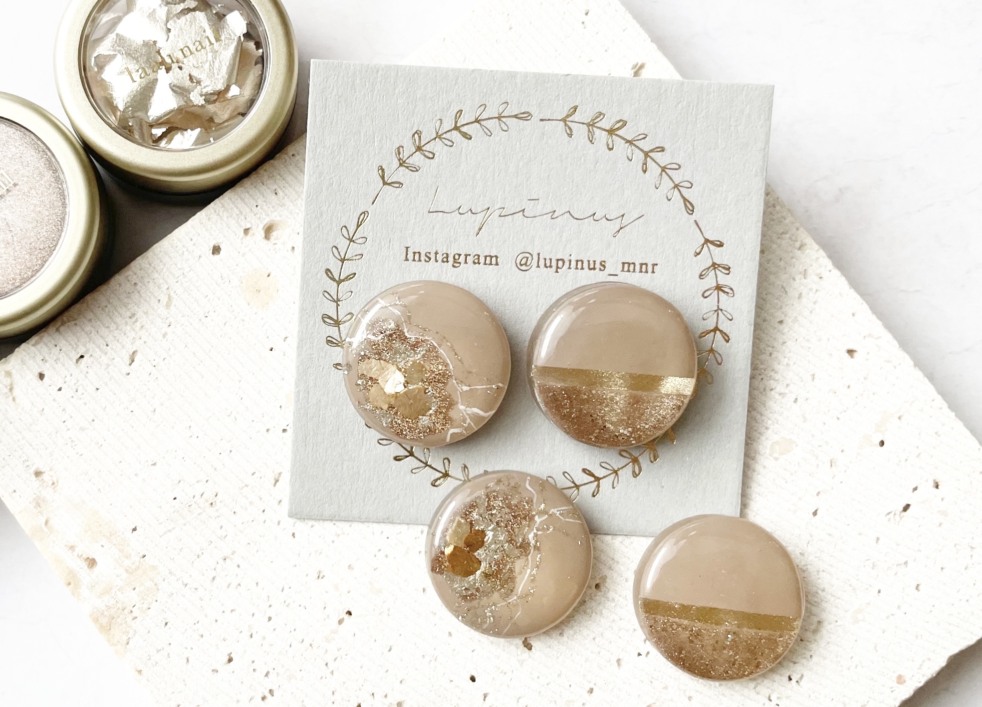 【レジン】シェル大理石の作り方