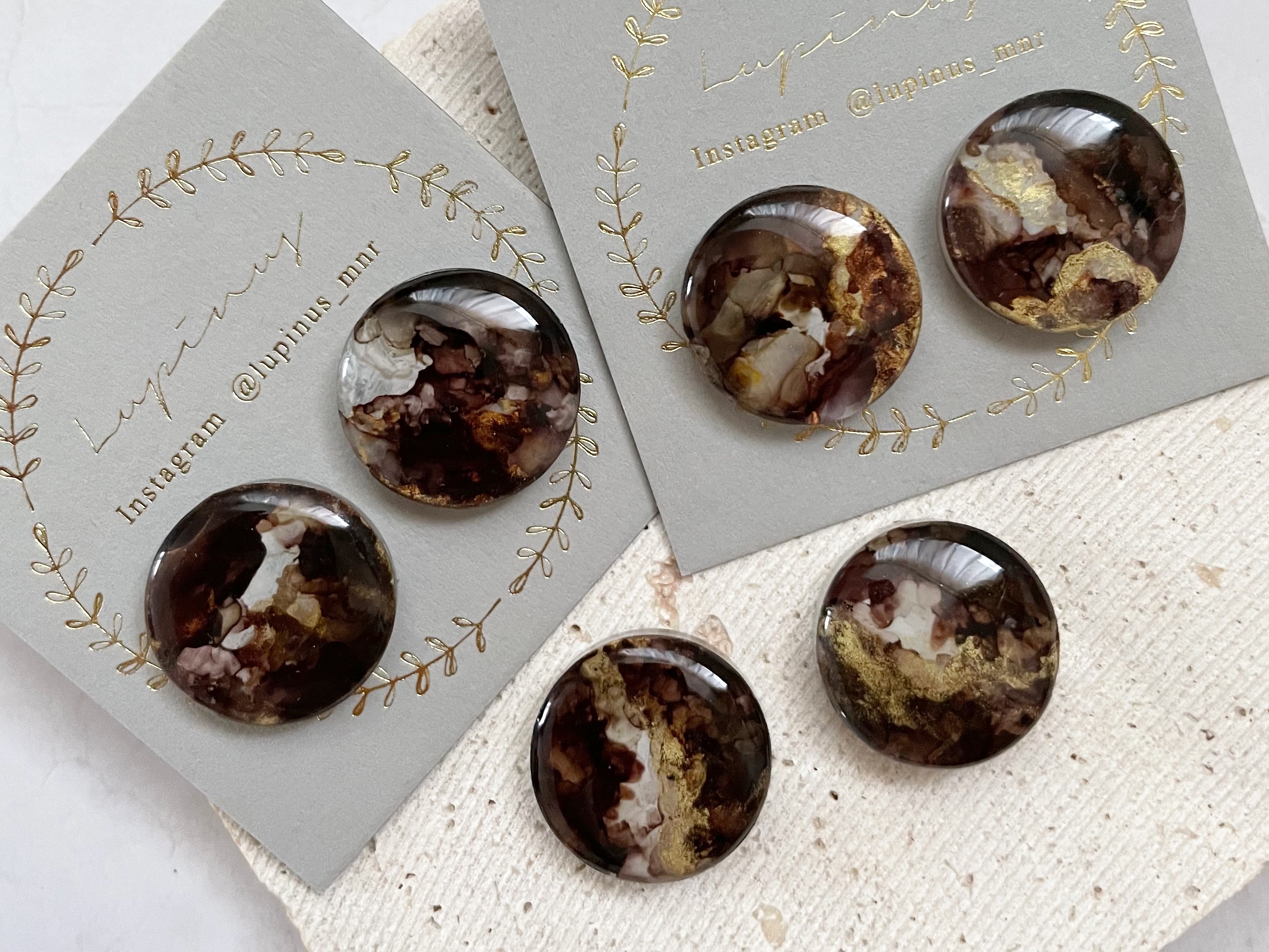 【レジン】インクで作る𓍯天然石ニュアンス