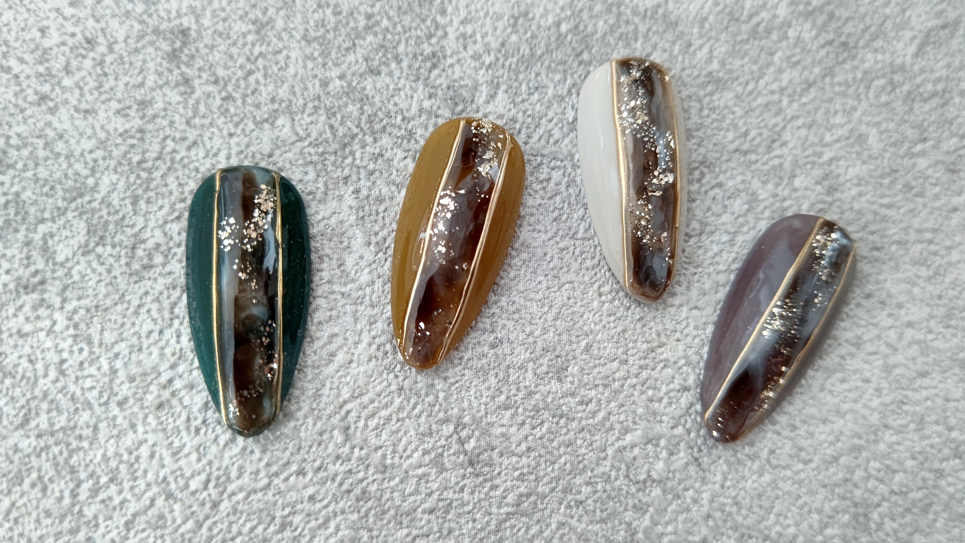 簡単！秋のモヤモヤラインアートのやり方