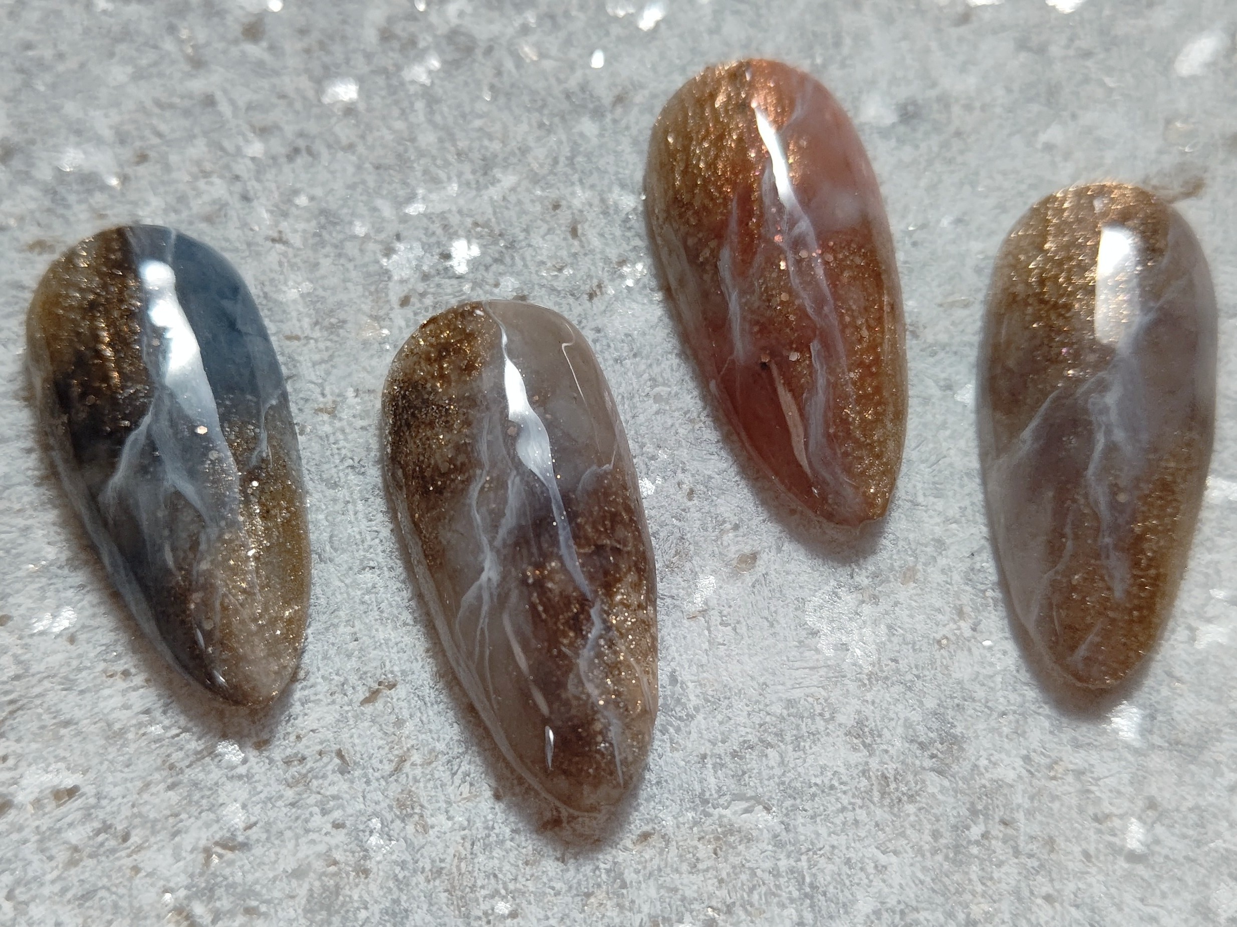 奥行き！天然石アートのやり方