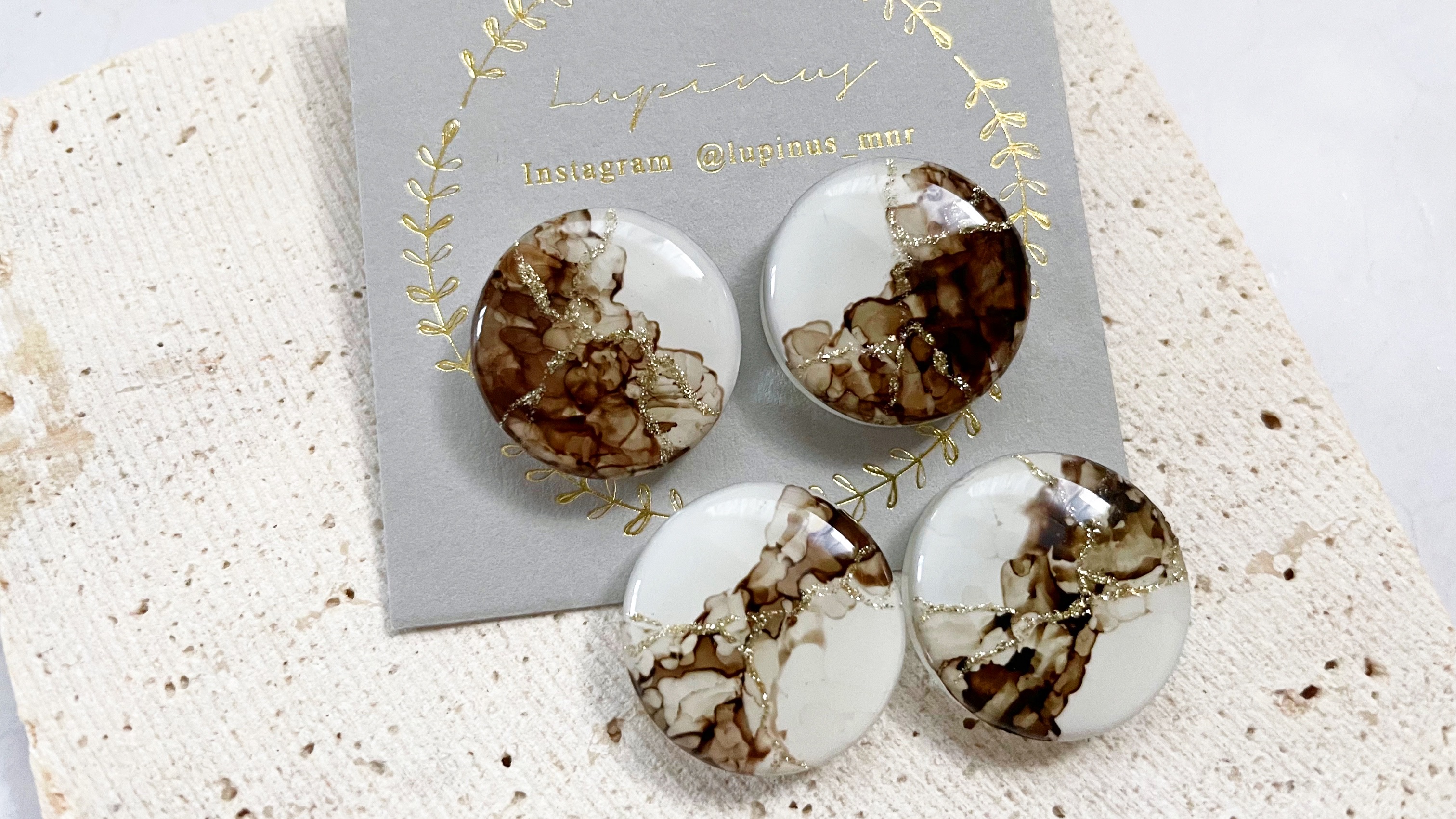 【レジン】インクで作る𓍯ニュアンス大理石