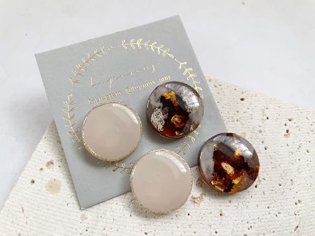 【レジン】インクで作る𓍯ニュアンスべっ甲