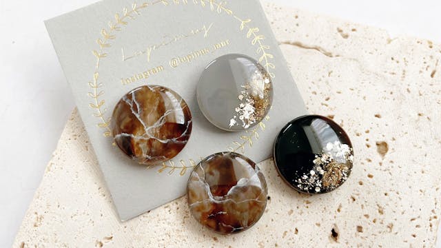 【レジン】ニュアンス大理石の作り方