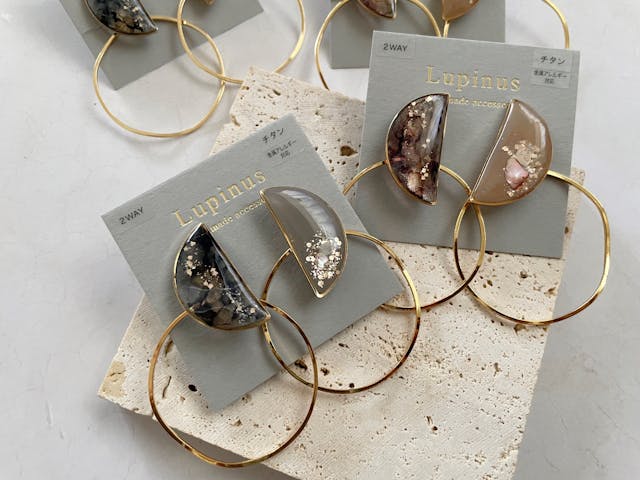 【レジン】アルコールインクの奥行きニュアンスを作る