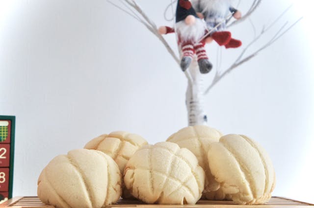 ふわふわ生地とザクサクなクッキー生地が特徴のメロンパン