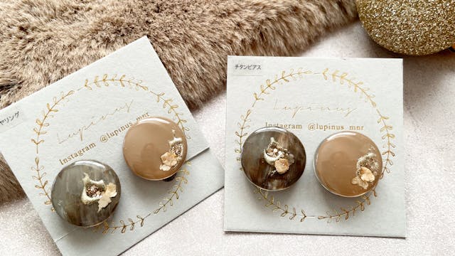 【レジン】1度塗りの簡単ニュアンスの作り方