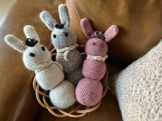 かぎ針編み  うさぎだるまの編み方