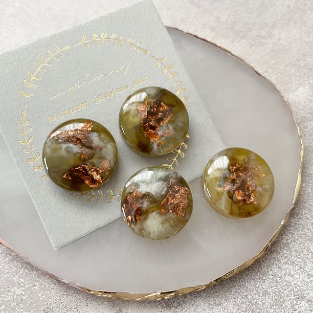 【レジン】天然石風ニュアンスの作り方