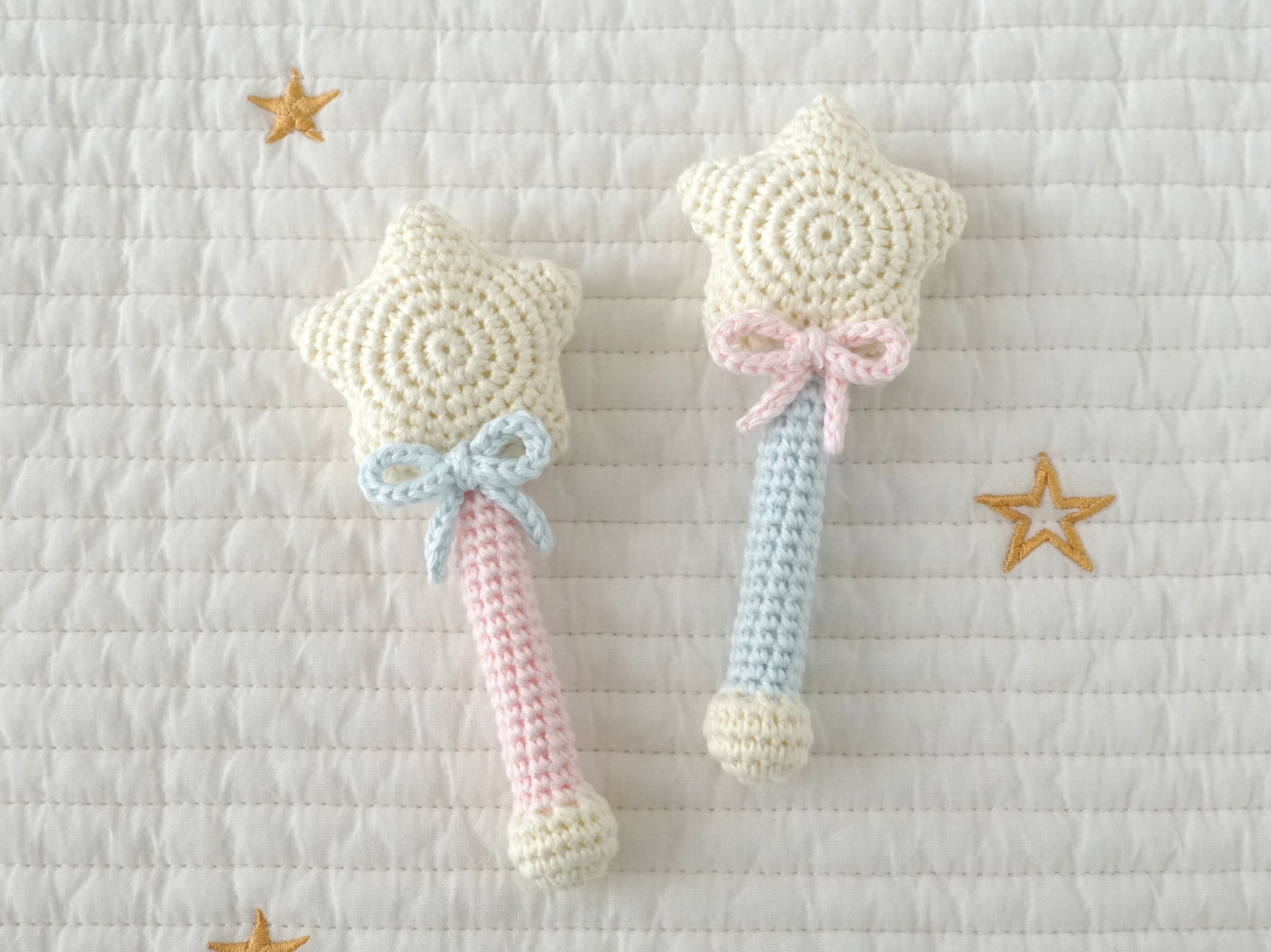 星のステッキのにぎにぎの作り方