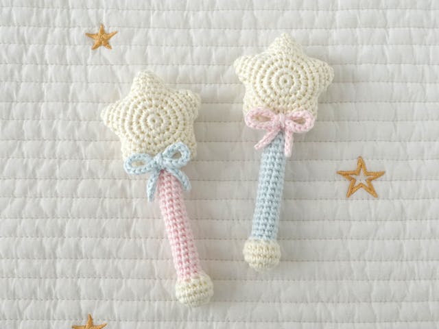 星のステッキのにぎにぎの作り方