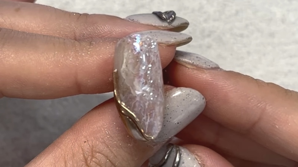 水彩を使ったニュアンスアートのやり方