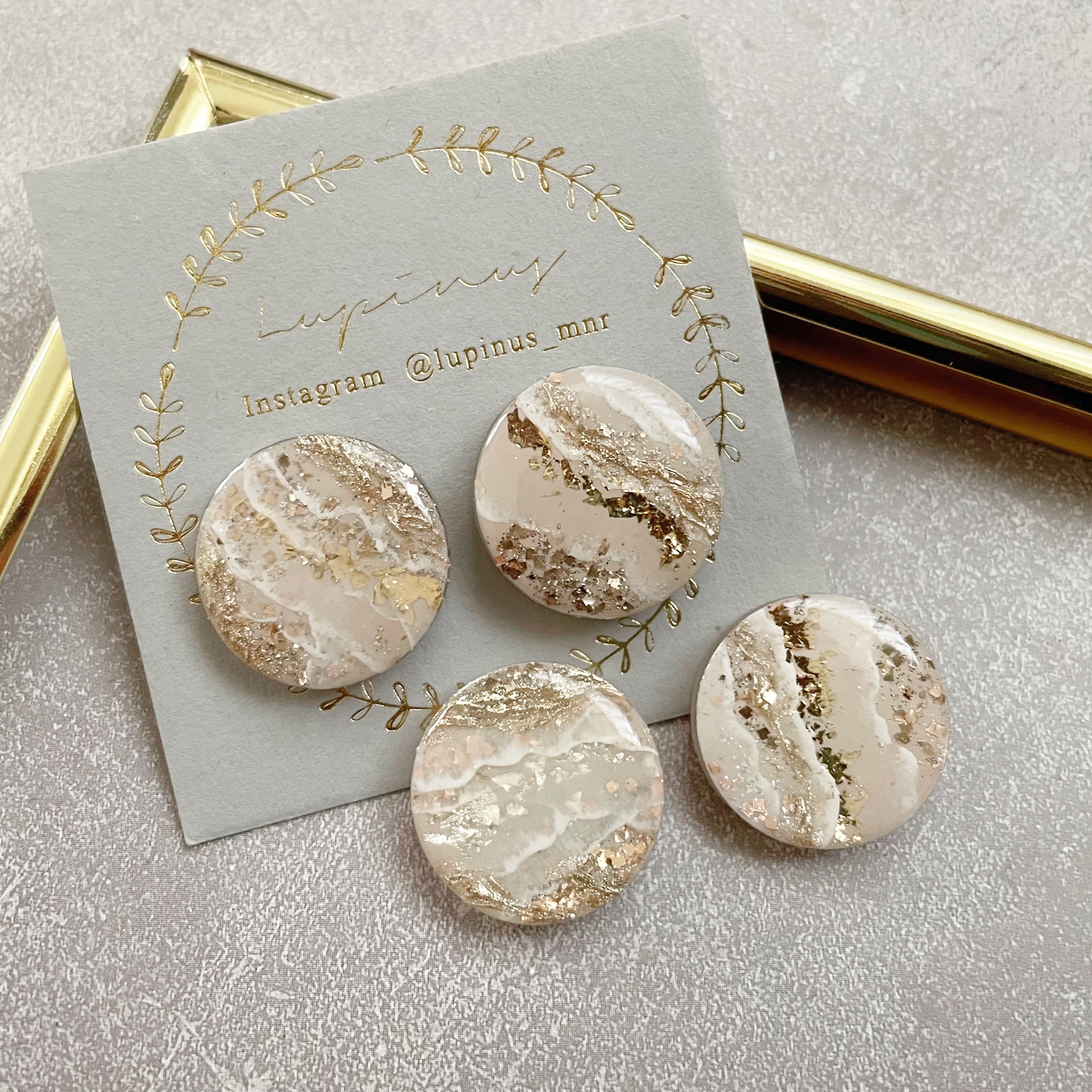 【レジン】天然石風𓍯地層アートの作り方