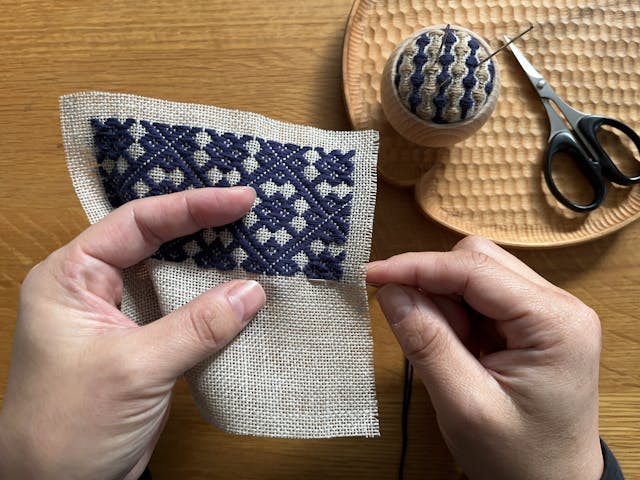 ◉こぎん刺しの技法