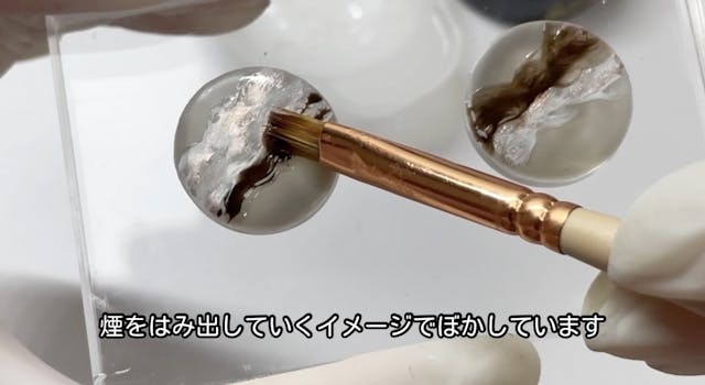 ネイル風ニュアンスアクセサリー