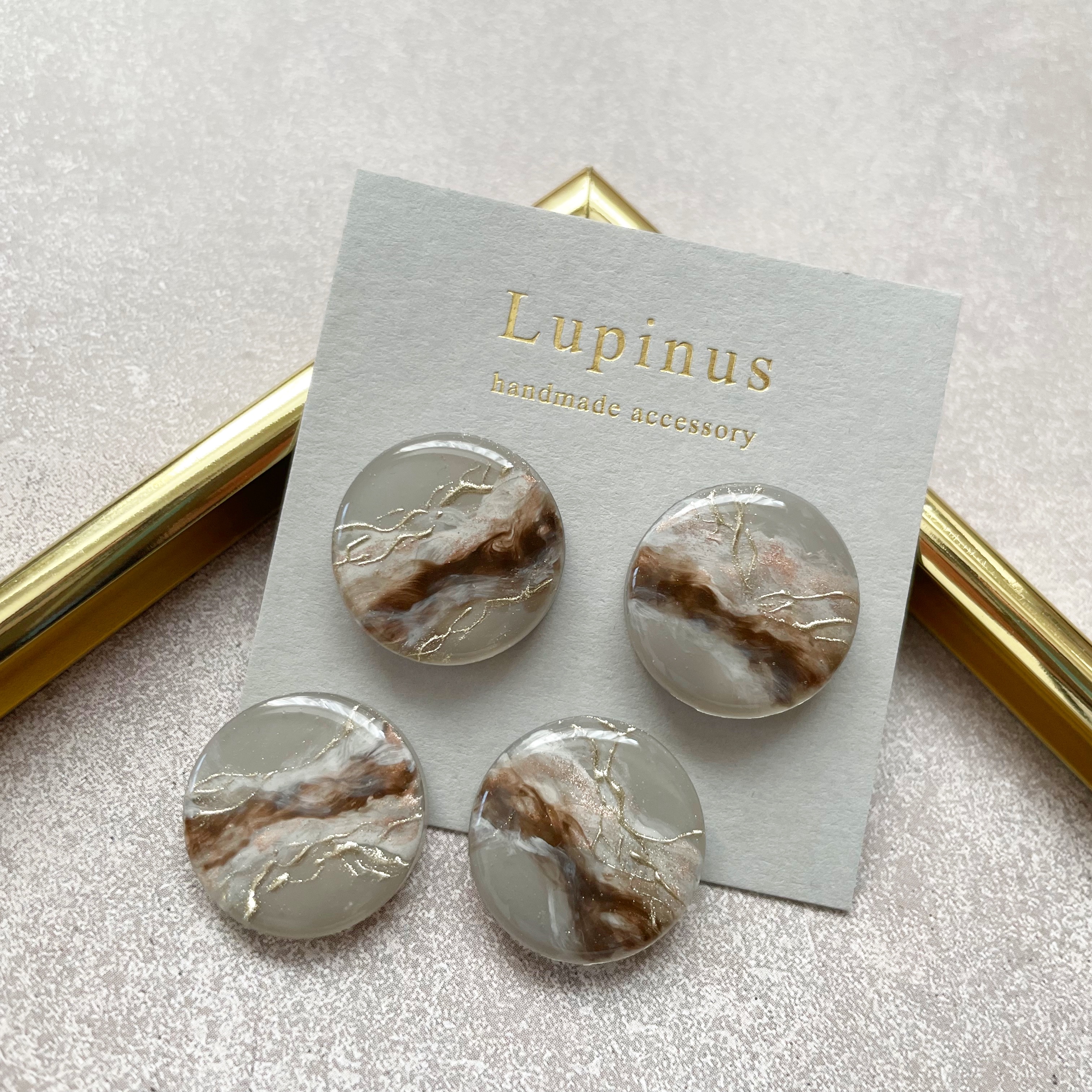 【レジン】ネイル風地層アートの作り方