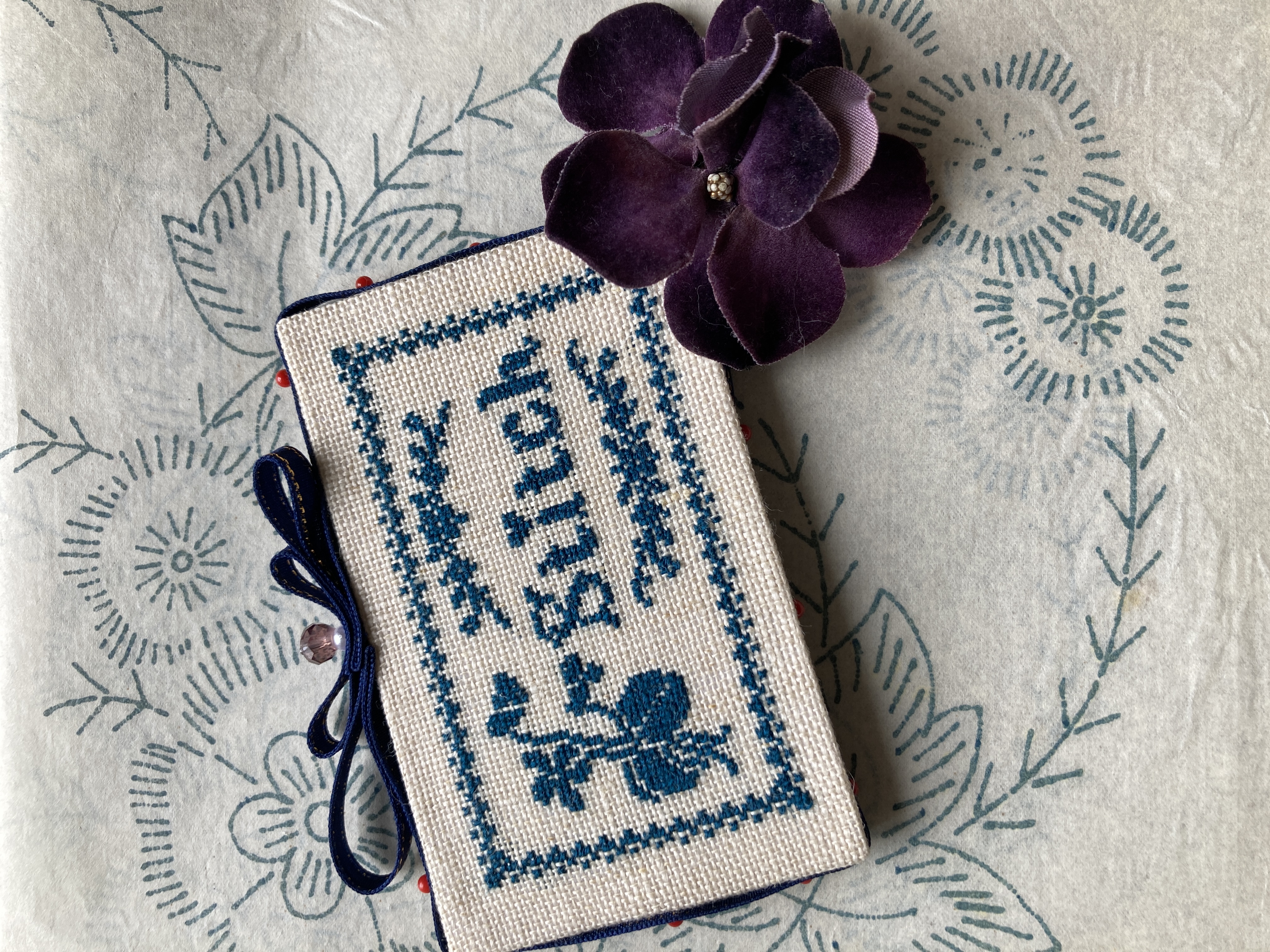 クロスステッチで作るピンキープの仕立て方