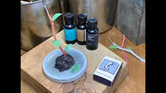 落葉燈の作り方