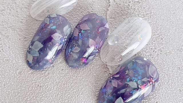 ニュアンス紫陽花のやり方