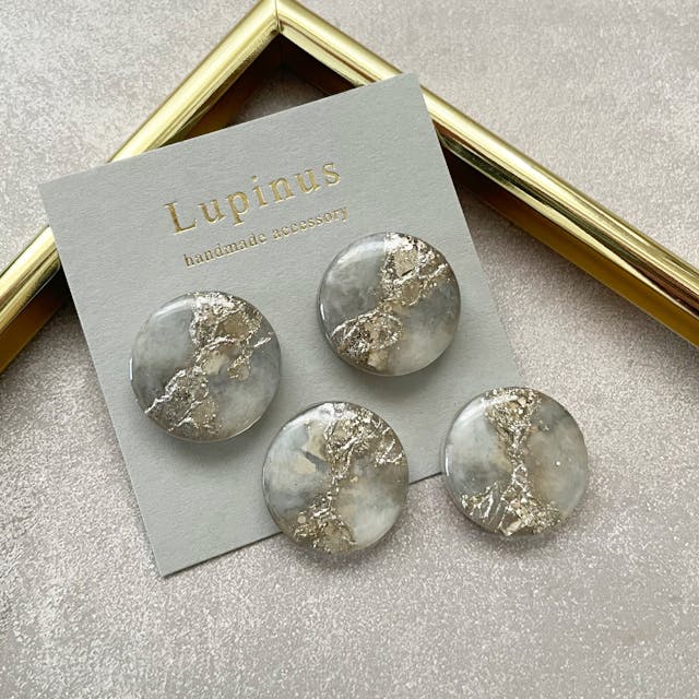 【レジン】ガラスとミラーの奥行きニュアンス作り