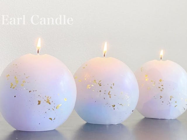 淡く優しい色合いが可愛い 三日月キャンドルの作り方 